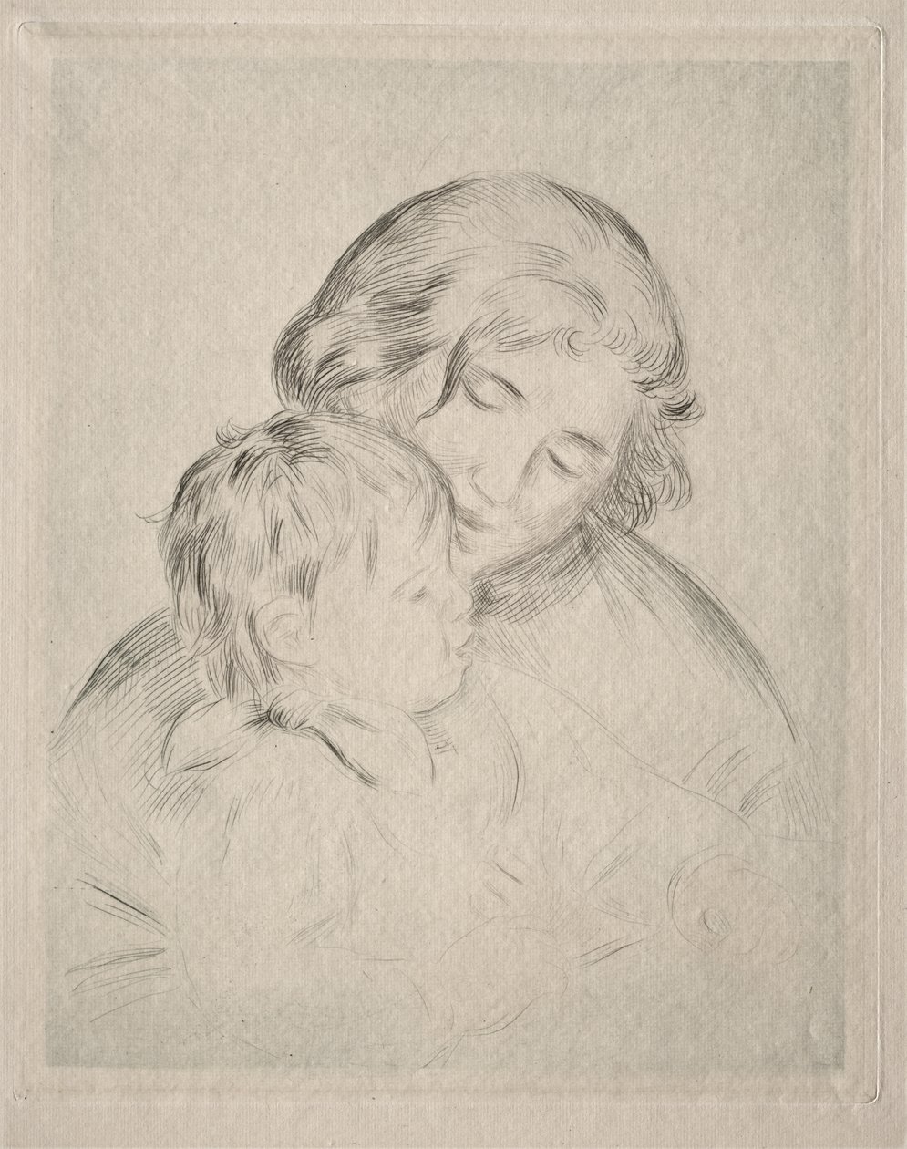 Matka a dítě od Pierre-Auguste Renoir