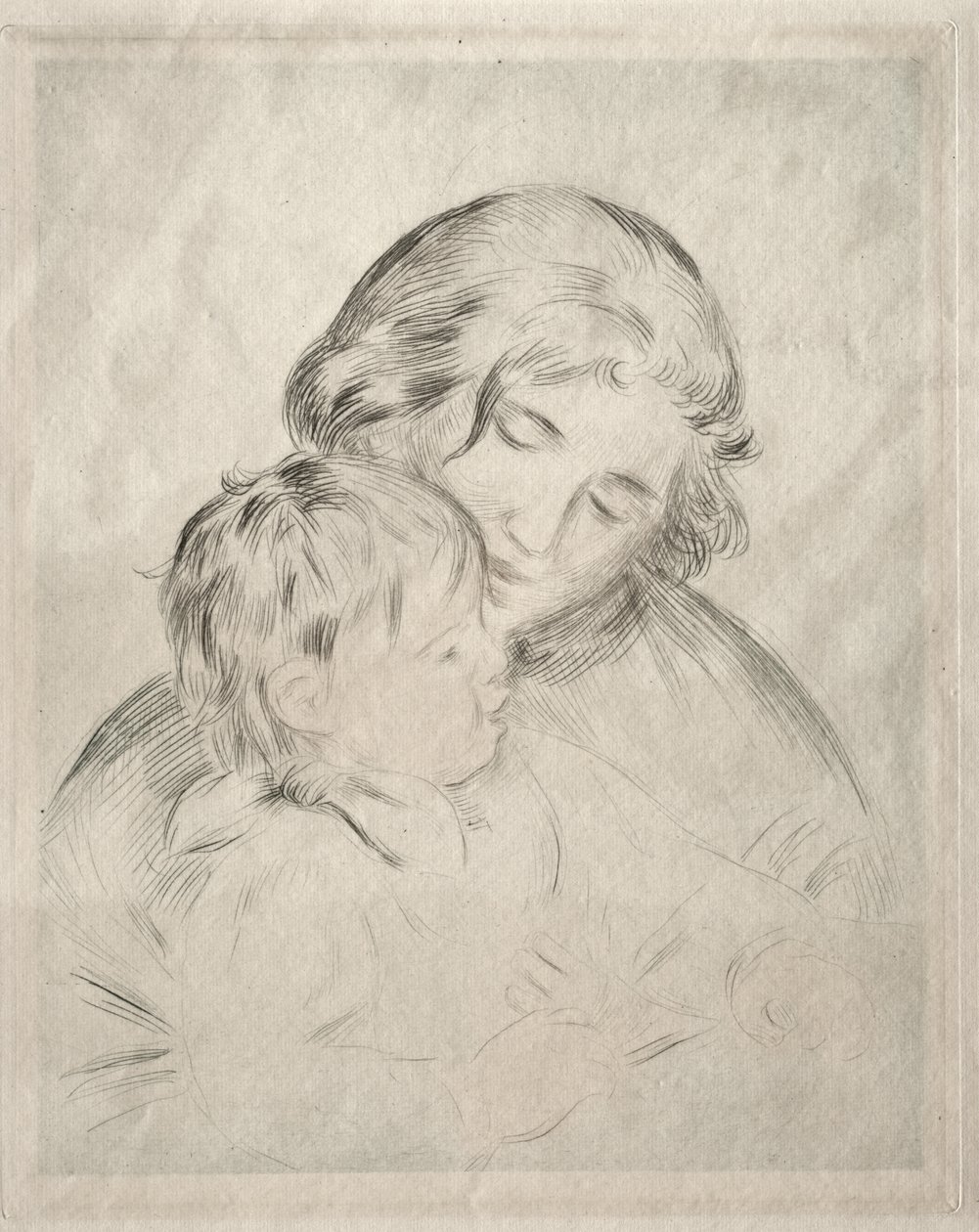 Matka a dítě od Pierre-Auguste Renoir