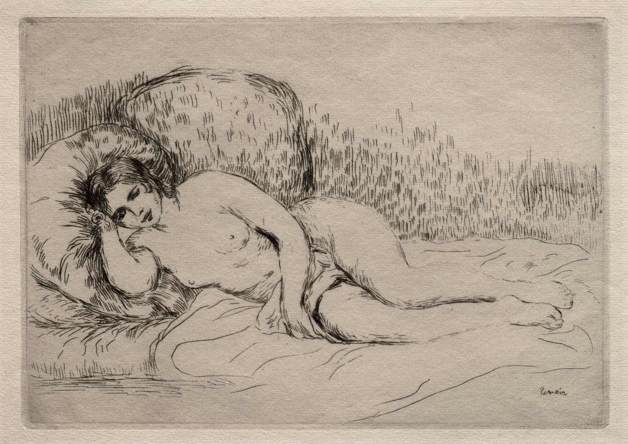 Nahá žena ležící od Pierre-Auguste Renoir