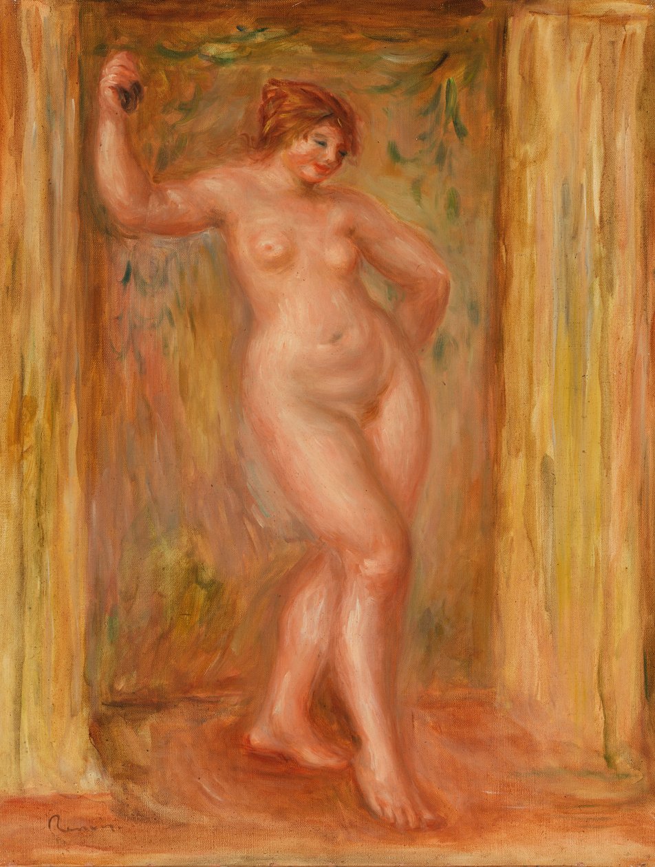 Nahá s kastaněty od Pierre-Auguste Renoir