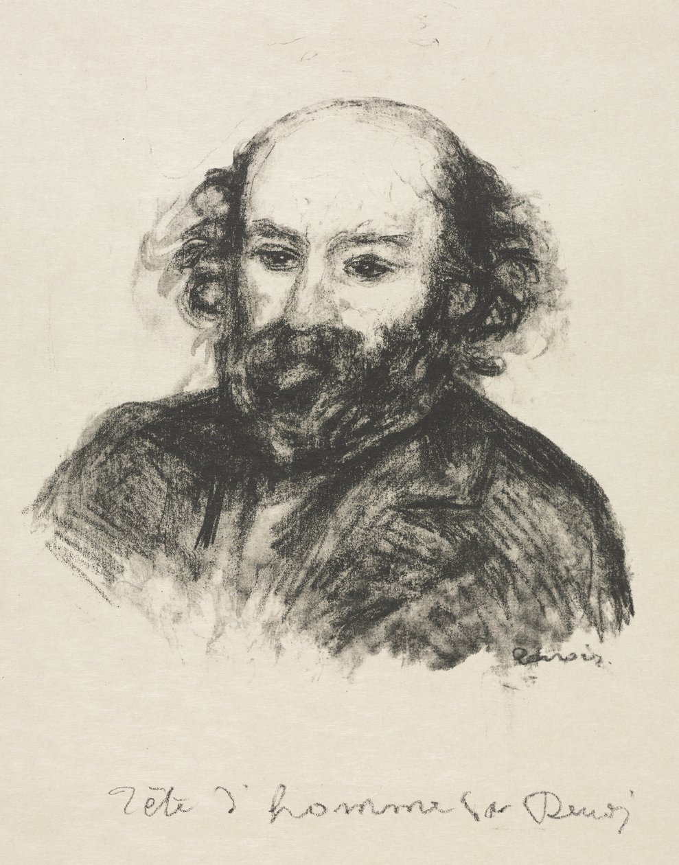 Paul Cézanne od Pierre-Auguste Renoir