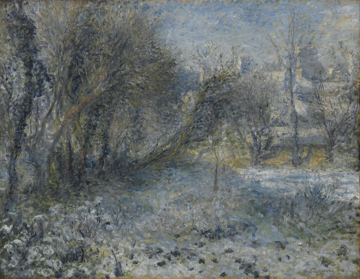 Zasněžená krajina od Pierre-Auguste Renoir