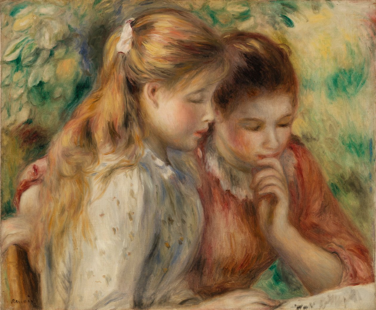 Čtení (La Lecture) od Pierre-Auguste Renoir