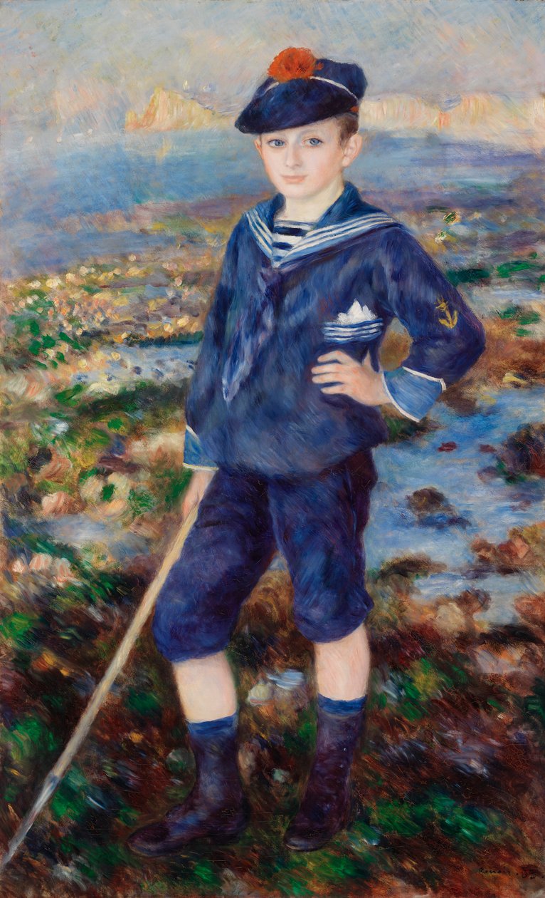 Sailor Boy (Portrét Roberta Nunèse) od Pierre-Auguste Renoir