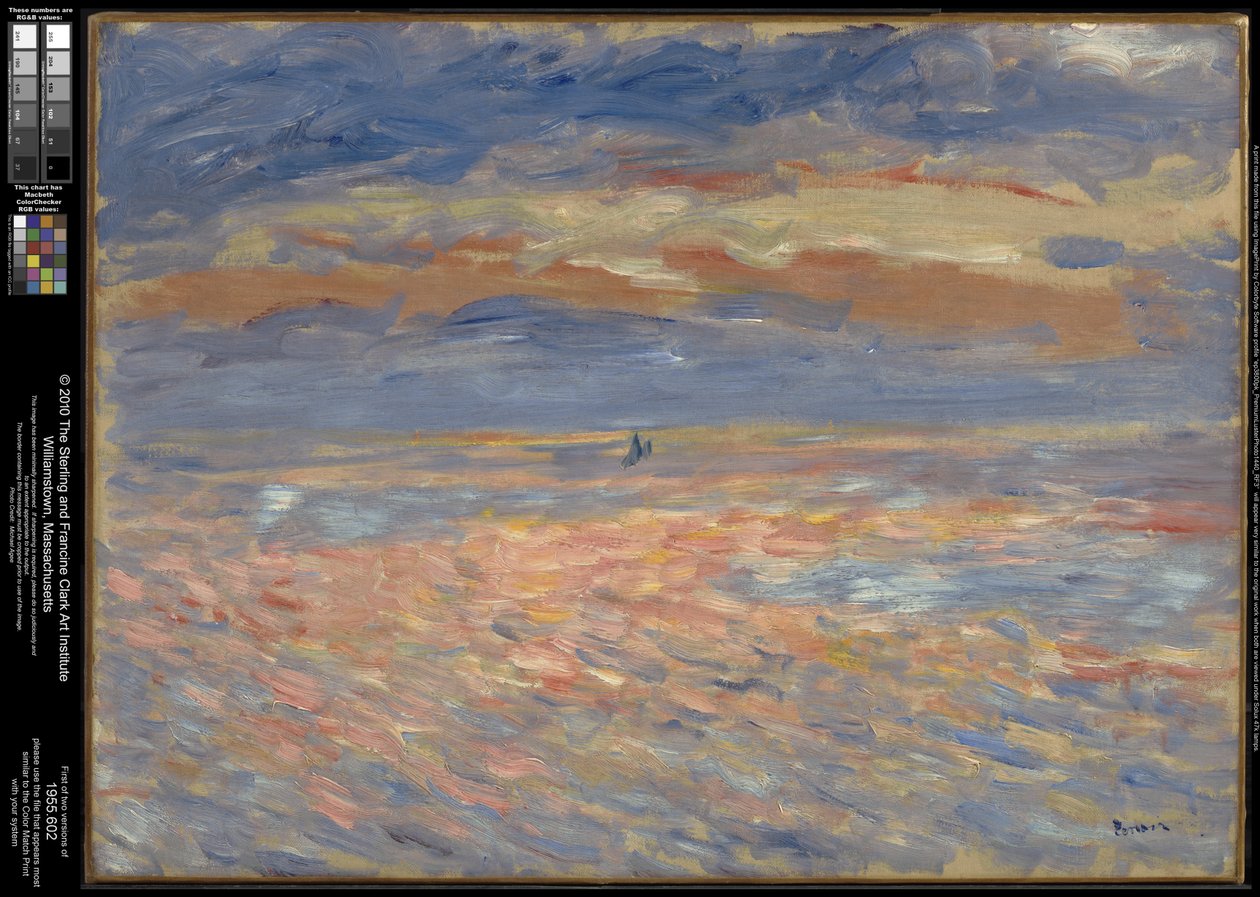 Západ slunce od Pierre-Auguste Renoir