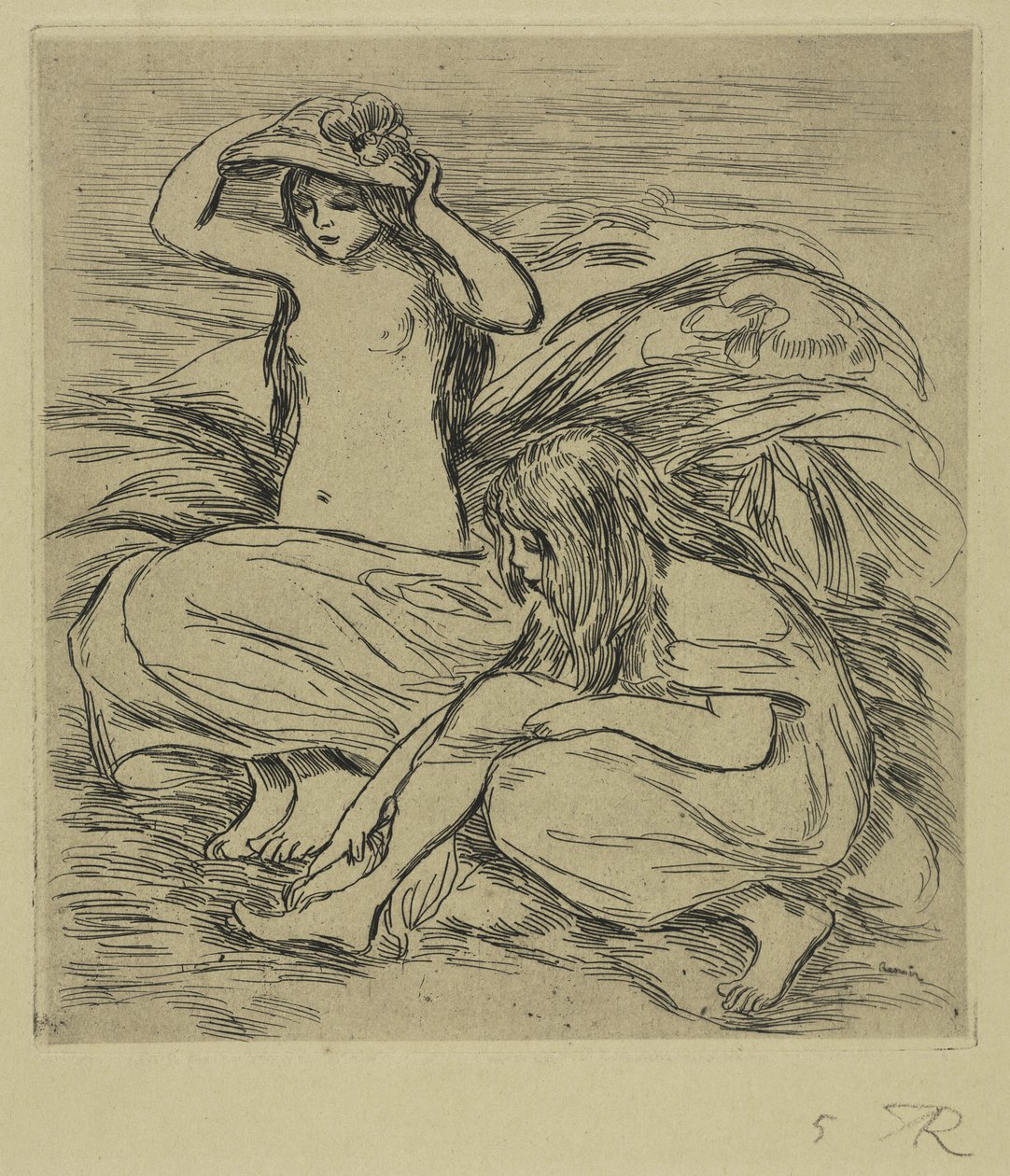 Dva lazebníci od Pierre-Auguste Renoir