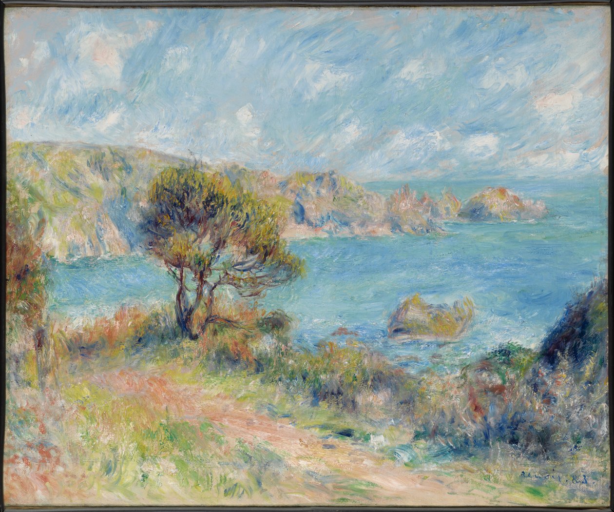 Pohled na Guernsey od Pierre-Auguste Renoir