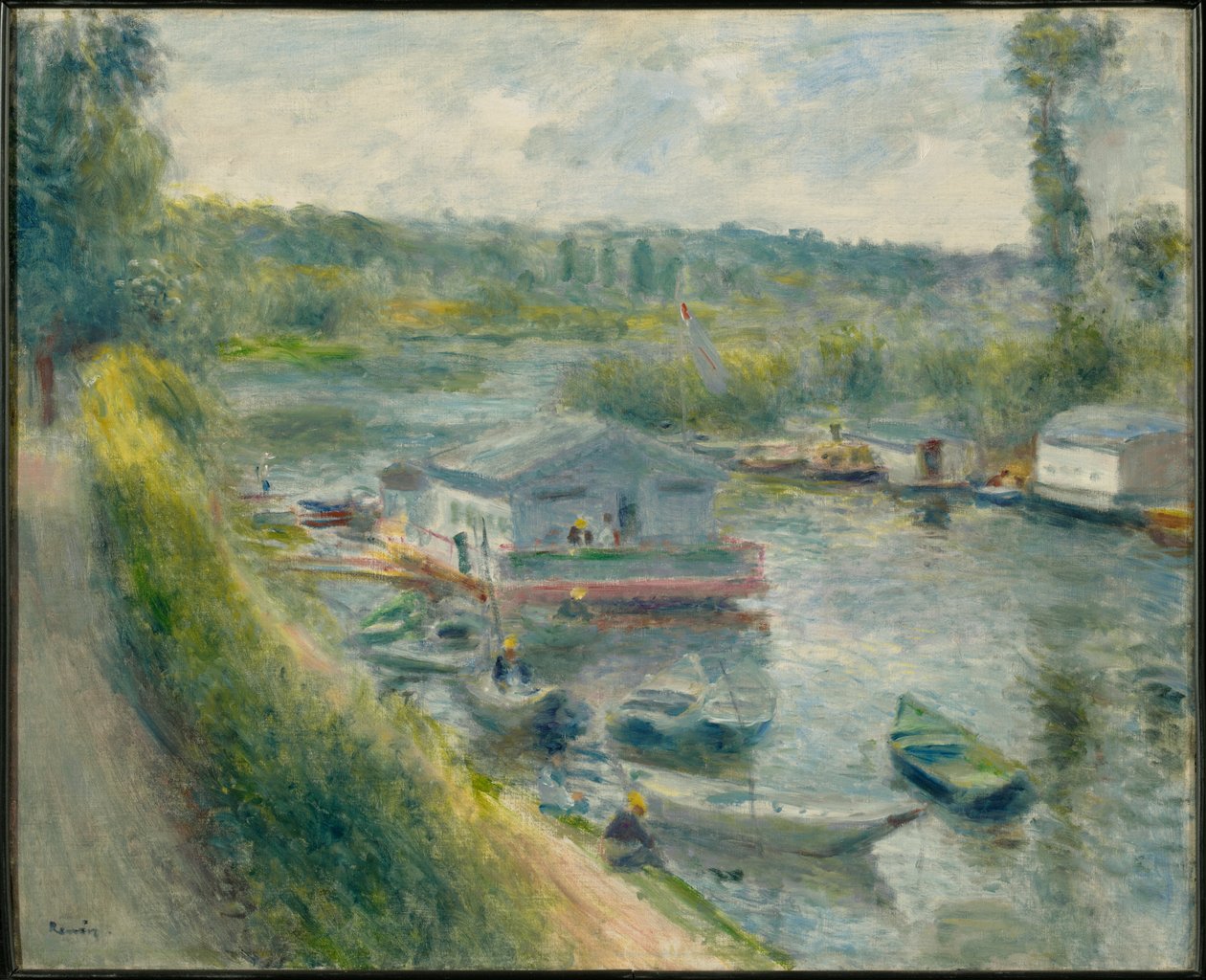 Prádelní loď v Bas-Meudon od Pierre-Auguste Renoir
