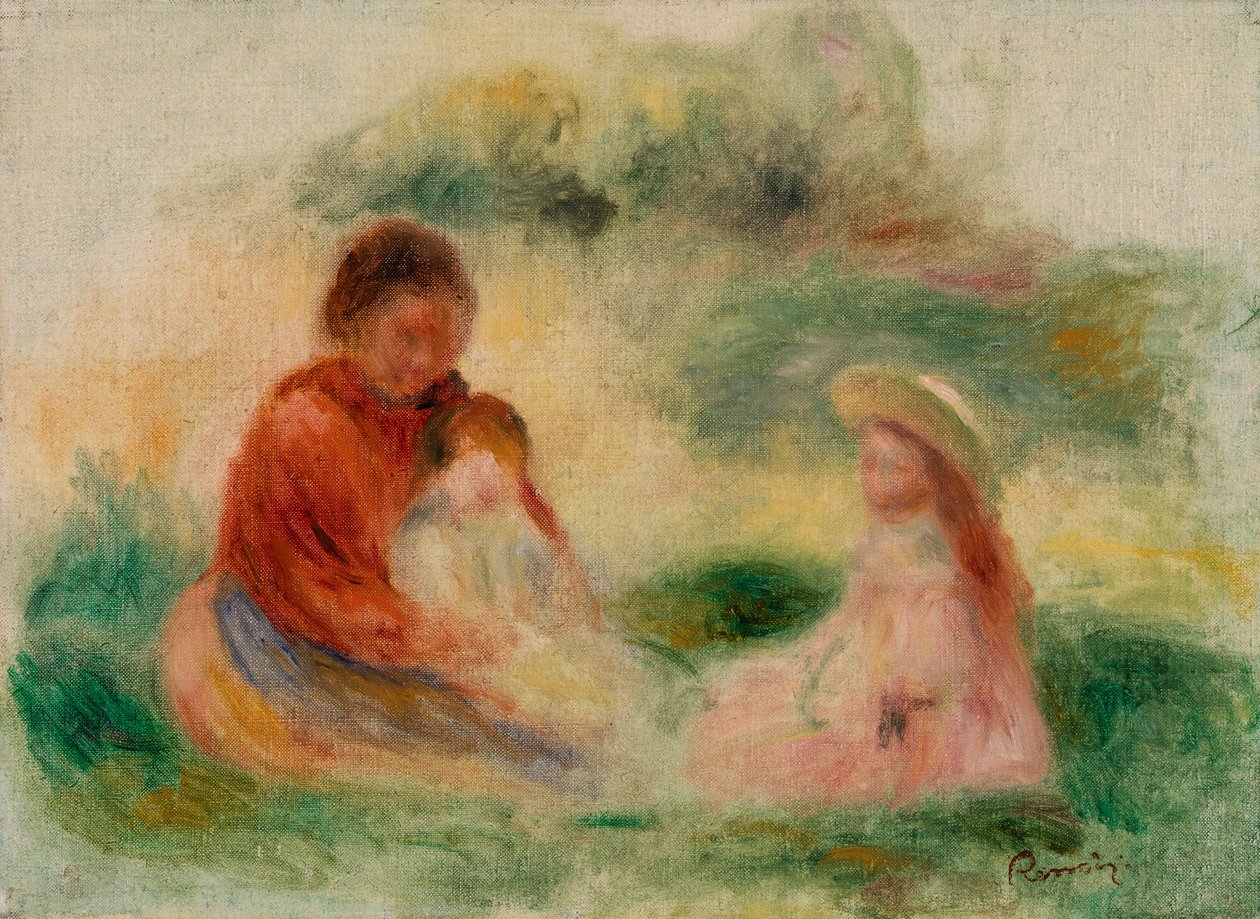 Mladá rodina od Pierre-Auguste Renoir