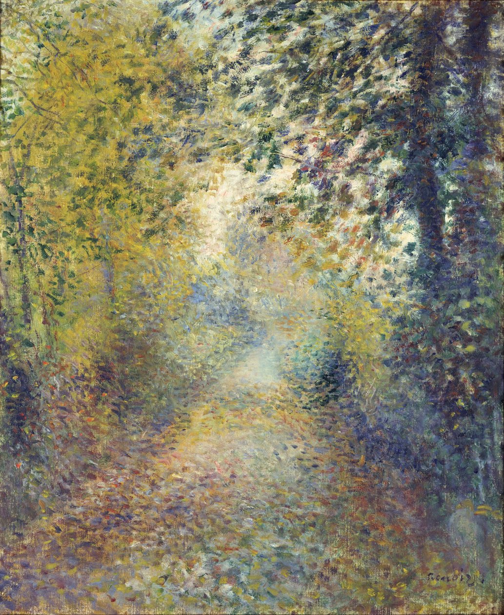 ve stínu stromů od Pierre-Auguste Renoir