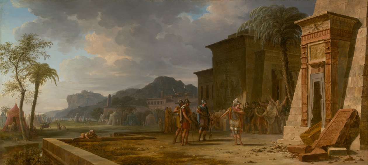 Alexandra u hrobu Kýra Velikého od Pierre-Henri de Valenciennes