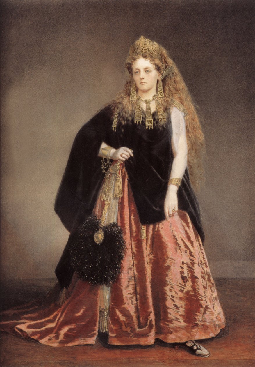 Hraběnka z Castiglione od Pierre Louis (after) Pierson