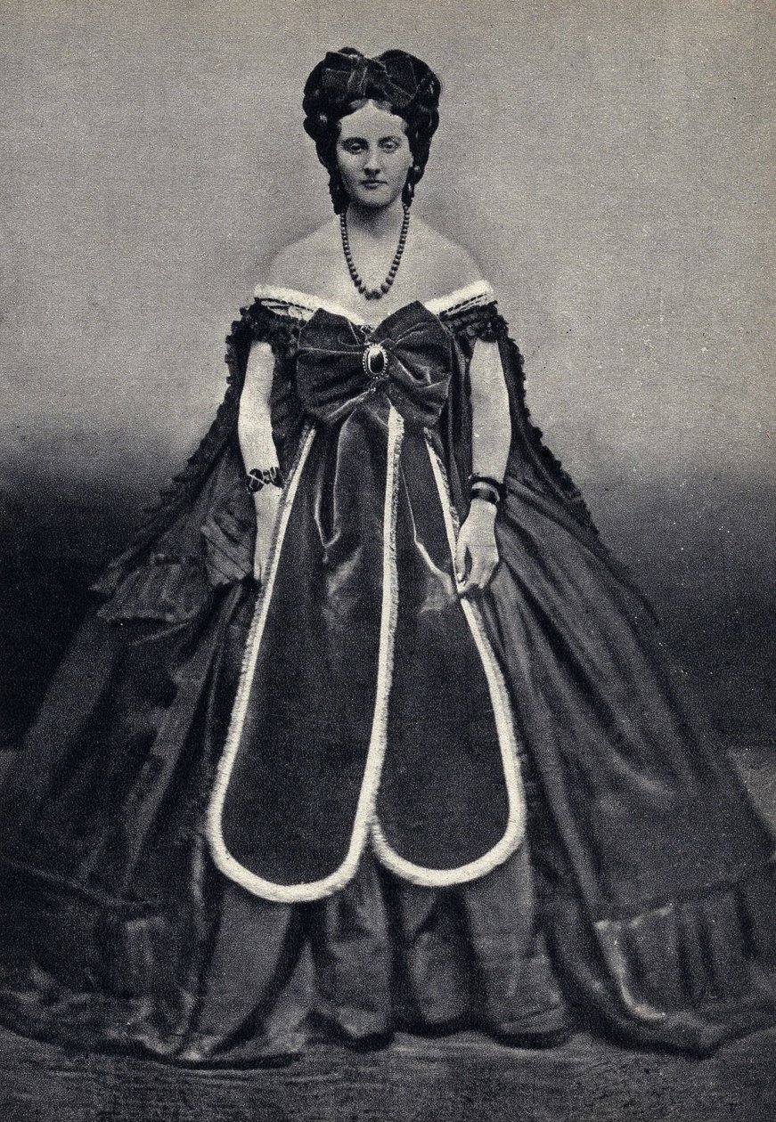 Portrét „polosvětského“, Castiglione od Piersona. Fotografie, konec 19. století, od Pierre Louis Pierson