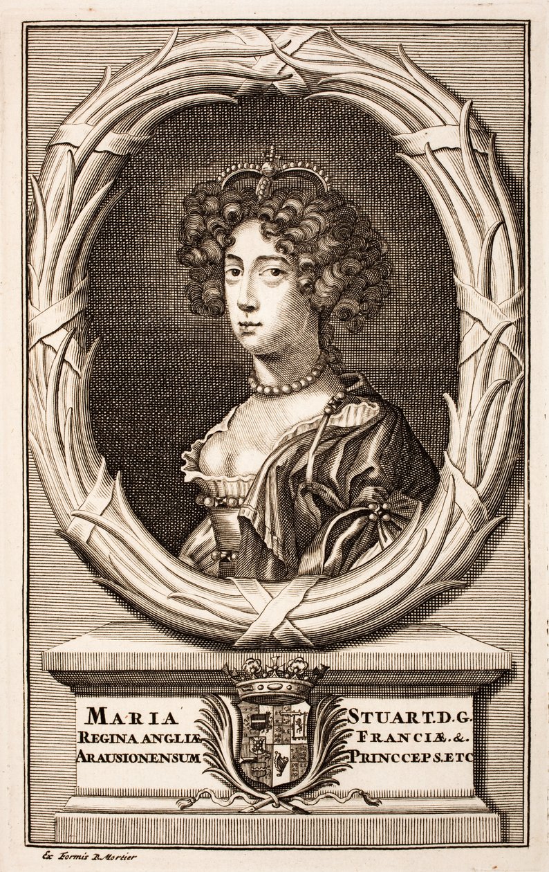 Queen Mary II (1662-1694) od Pierre  Mortier