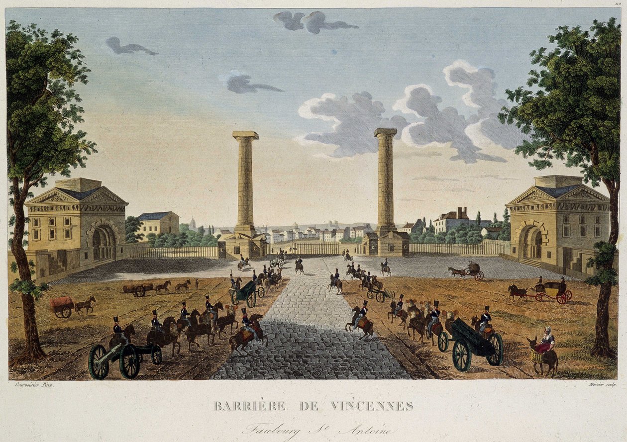 Bariéry Vincennes od Courvoisier od Pierre (after) Courvoisier