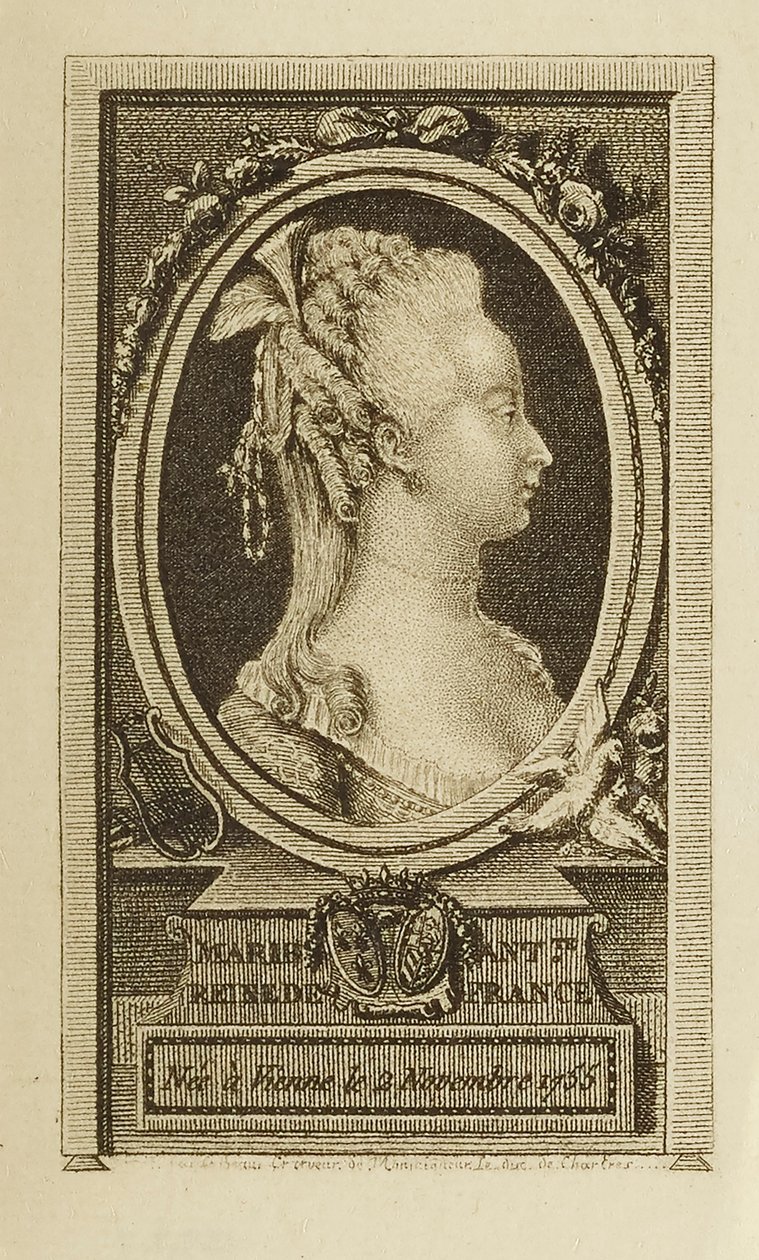 Marie Antoinetta, královna od Pierre Adrien Le Beau