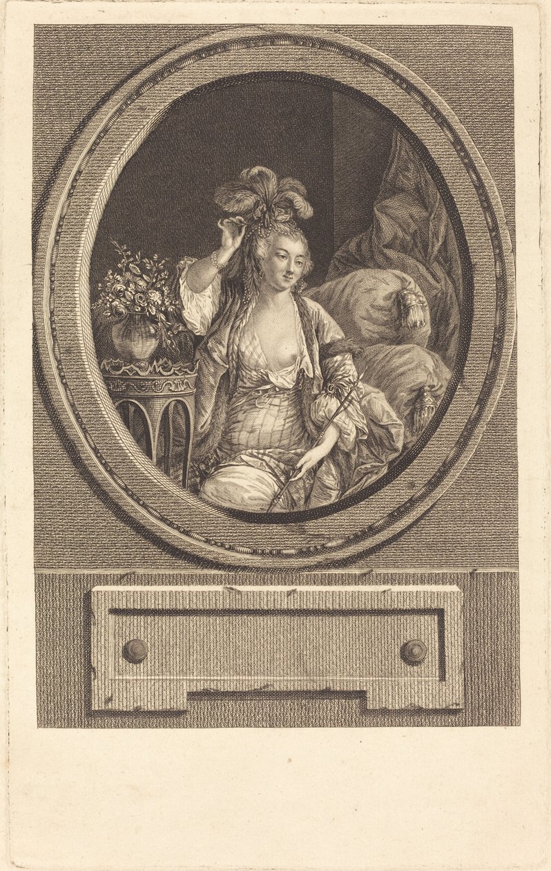 Roxelane od Pierre Adrien Le Beau after Jean Demosthene Dugourc