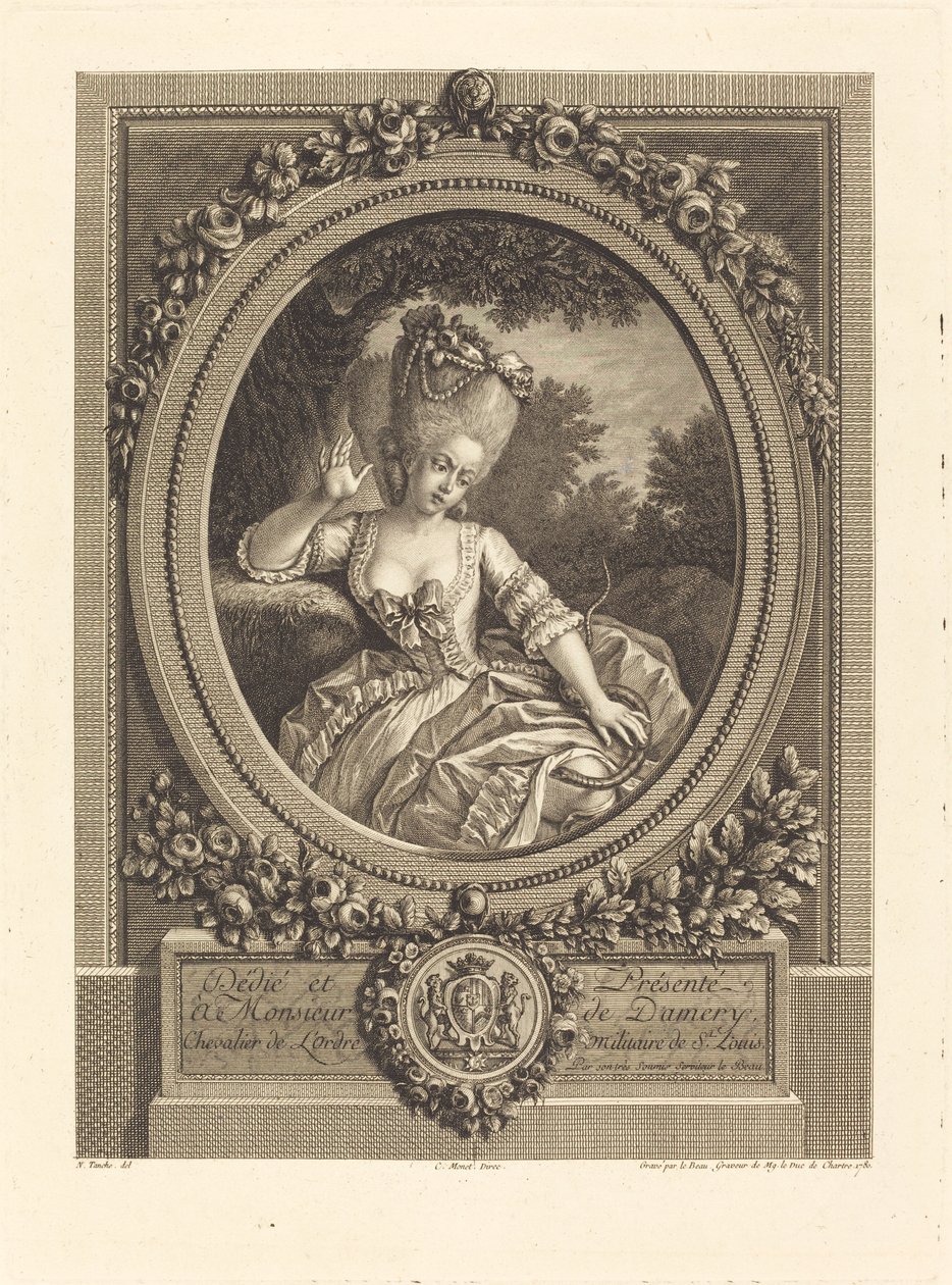 Nebezpečí hájů od Pierre Adrien Le Beau after Nicolas Tanché