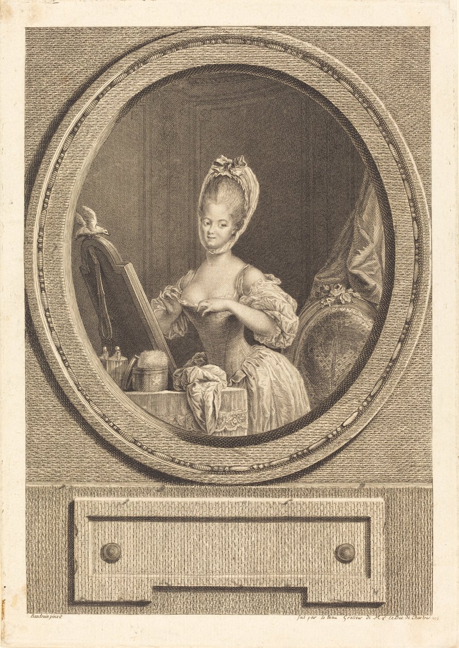 Jeho velikost je nádherná od Pierre Adrien Le Beau after Pierre Antoine Baudouin