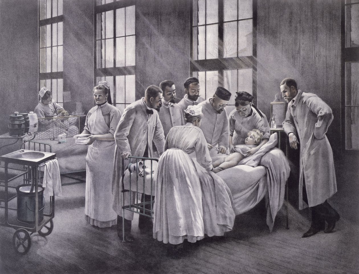 The Croup Cured by Doctor Roux, vyryl E. Buval od Pierre Andre Brouillet