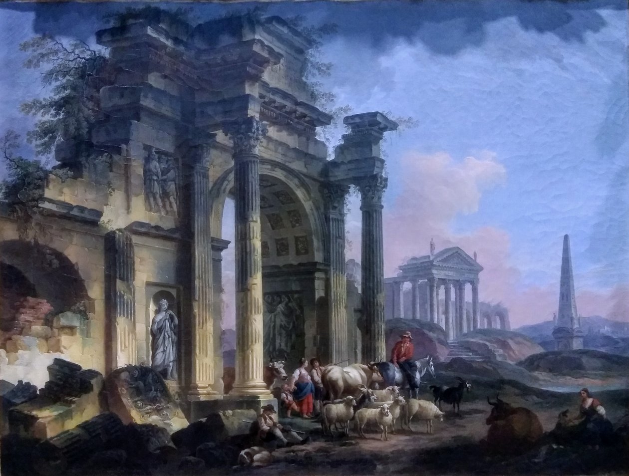 Francouzština:  Vítězný oblouk od Pierre Antoine Demachy