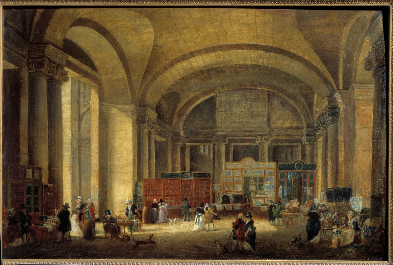 Okno východního pobřeží Louvru: tiskárny Malba Pierra Demachy (1723-1807) 1791 Ne. 0,38x0,58 m Paříž, Musee Carnavalet od Pierre Antoine Demachy