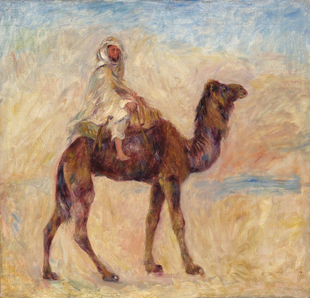 Velbloud; Na velbloudím hřbetě, 1881 od Pierre Auguste Renoir