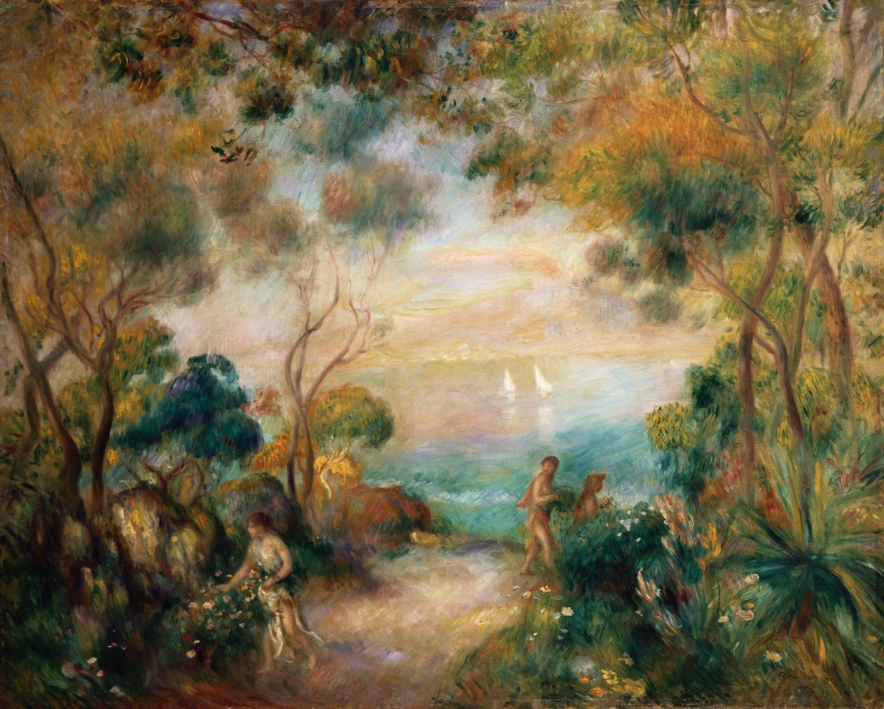 Zahrada v Sorrentu od Pierre Auguste Renoir