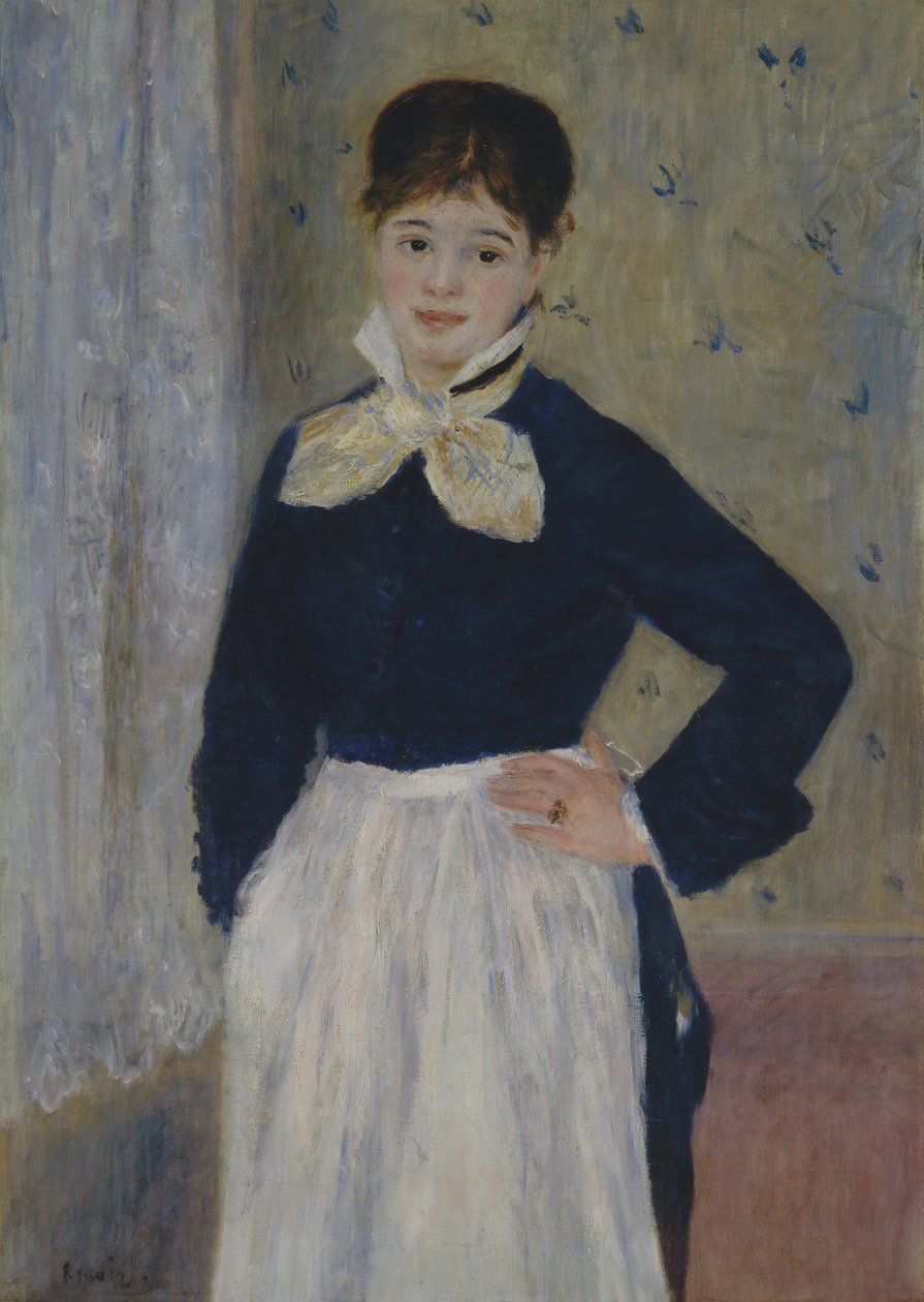 Servírka v restauraci Duvals, ca. 1875. od Pierre Auguste Renoir