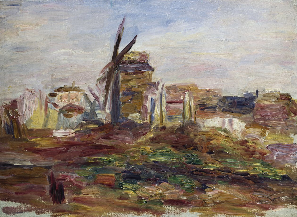 Větrný mlýn od Pierre Auguste Renoir