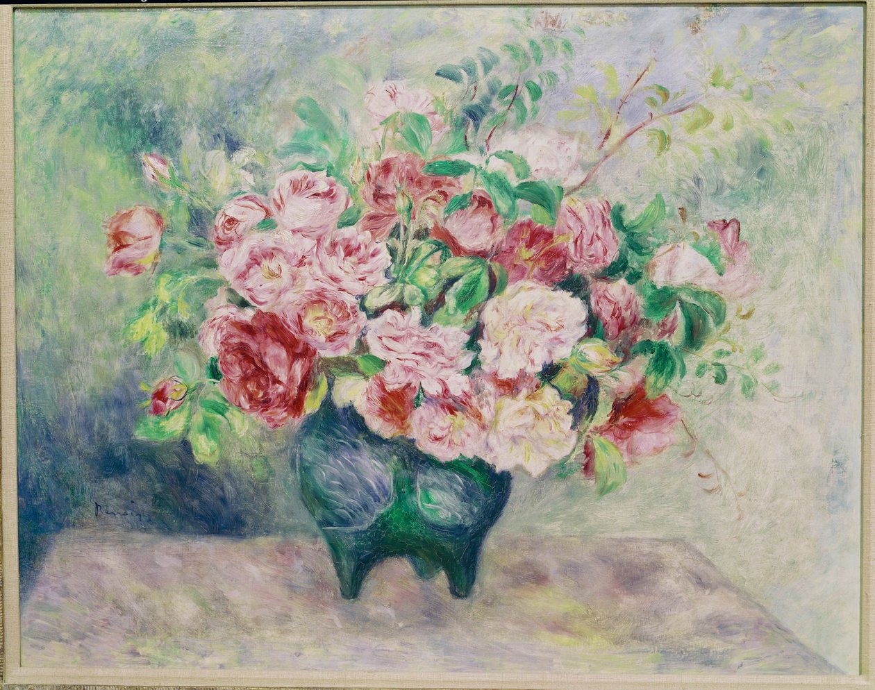 Kytice květin (olej na plátně) od Pierre Auguste Renoir
