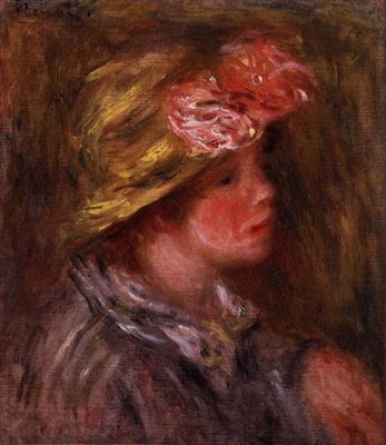 Andree, kolem roku 1917 (olej na plátně) od Pierre Auguste Renoir