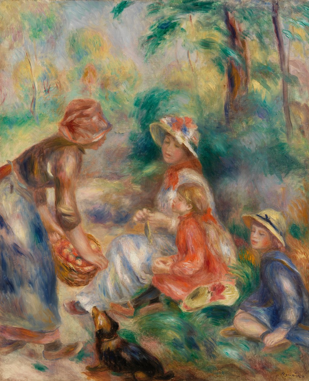 Prodavač jablek (La Marchande de pommes) od Pierre Auguste Renoir