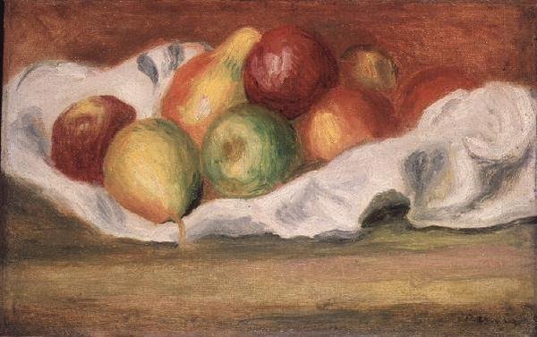 Jablka a hrušky od Pierre Auguste Renoir