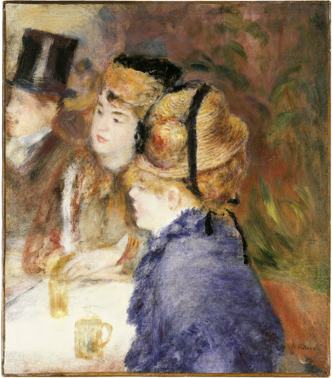 V kavárně od Pierre Auguste Renoir