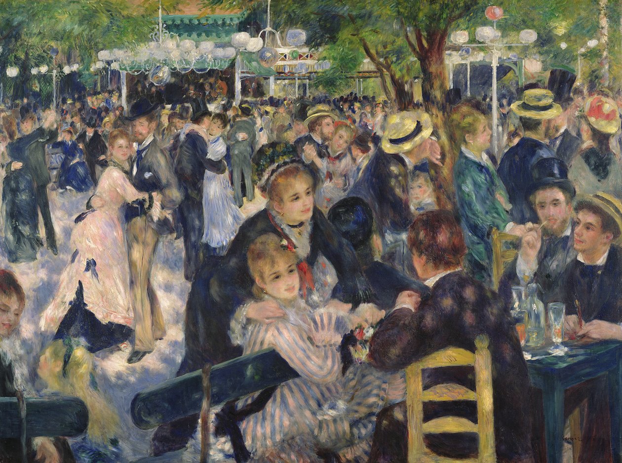 Ples v Moulin de la Galette od Pierre Auguste Renoir