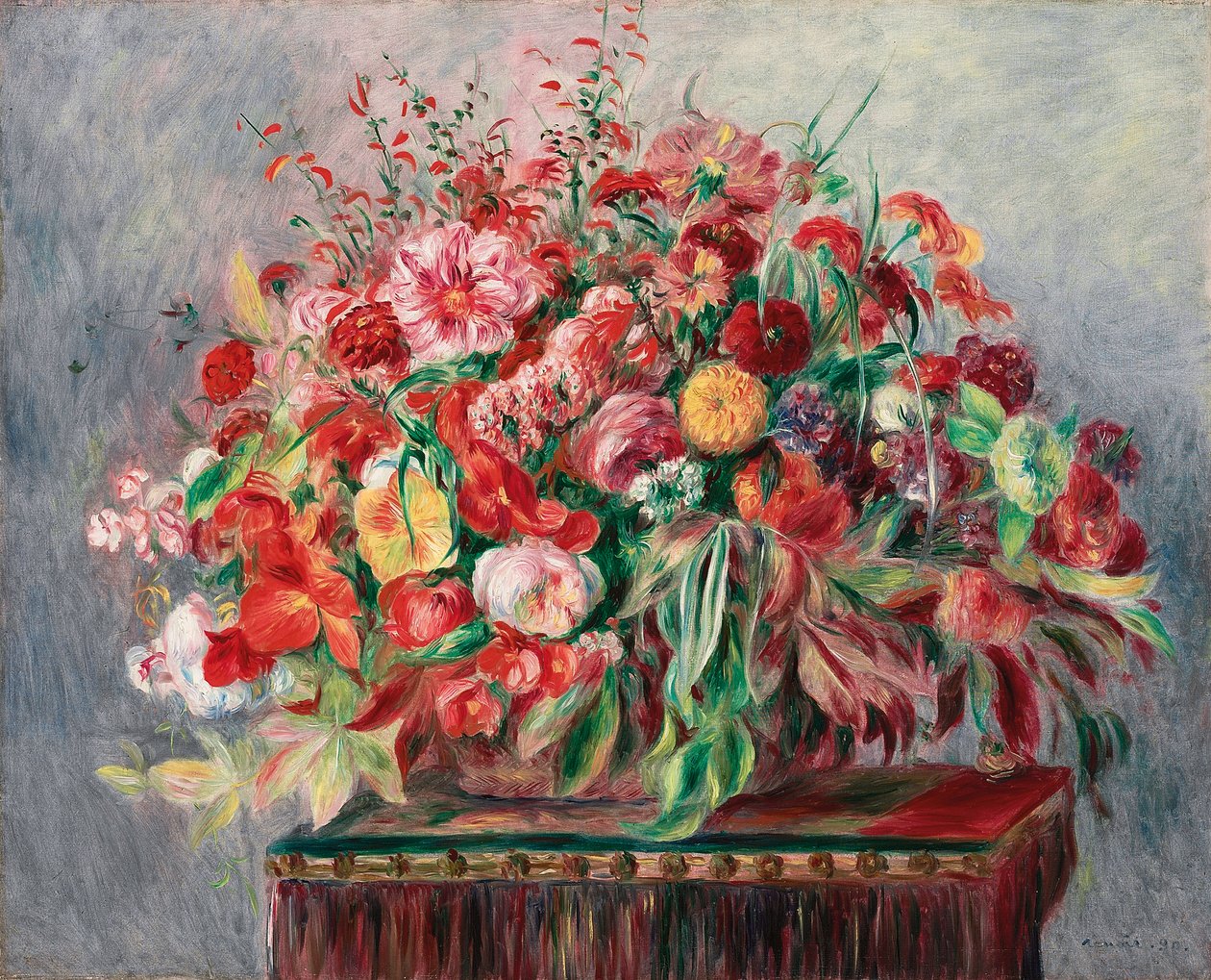 Košík květin; Košík květin, 1890 od Pierre Auguste Renoir