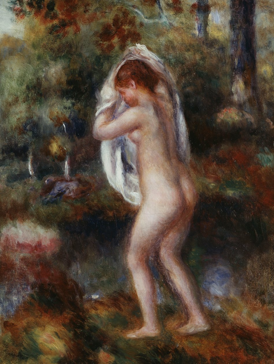 Svlékání koupání, 1897 od Pierre Auguste Renoir