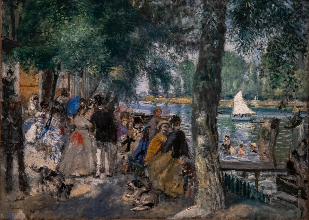 Koupání na Seině (La Grenouillère) od Pierre Auguste Renoir