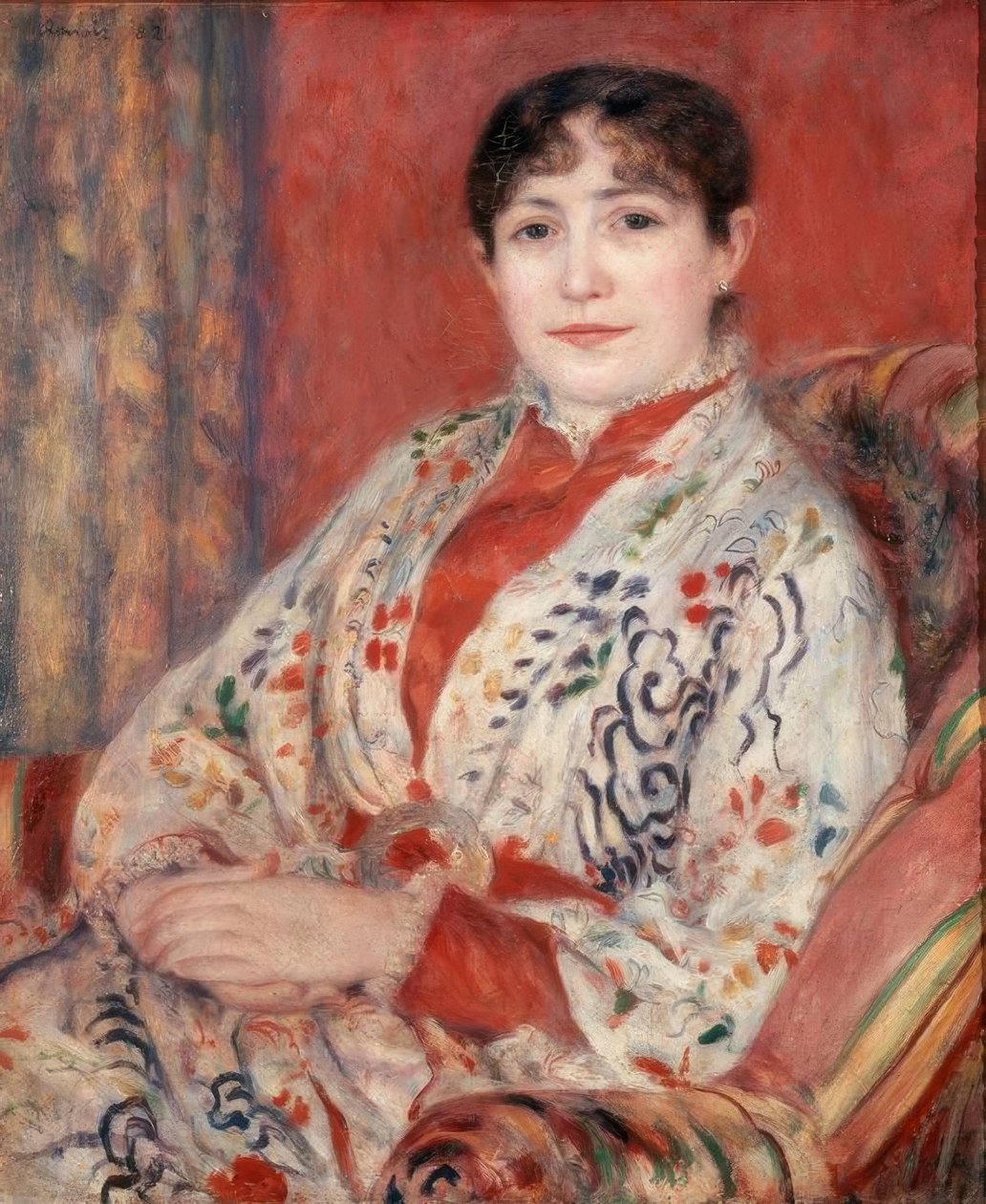 Portrét madame Leriaux od Pierre Auguste Renoir