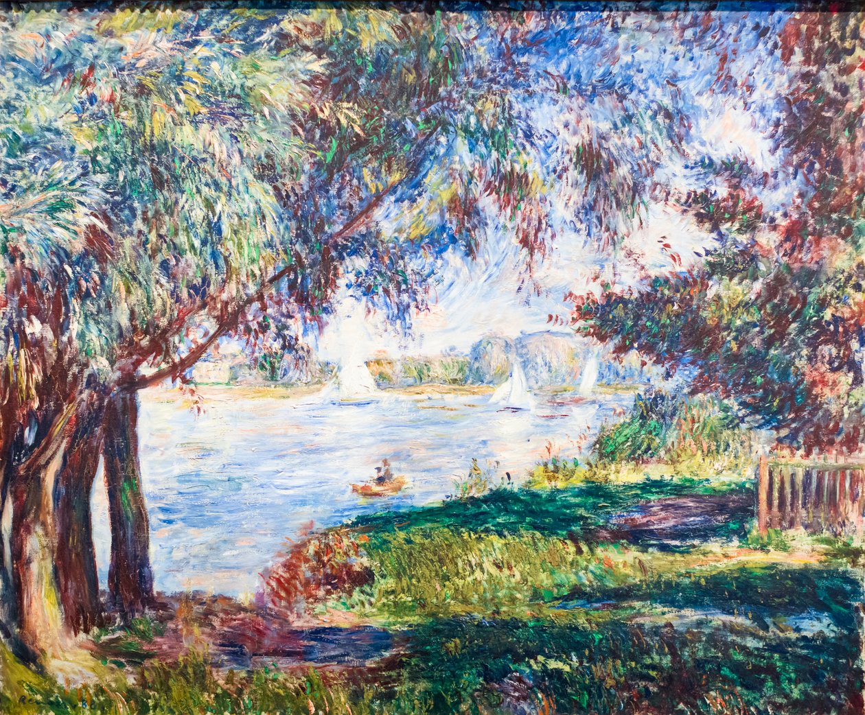 Bougival, c. 1888 (olej na plátně) od Pierre Auguste Renoir