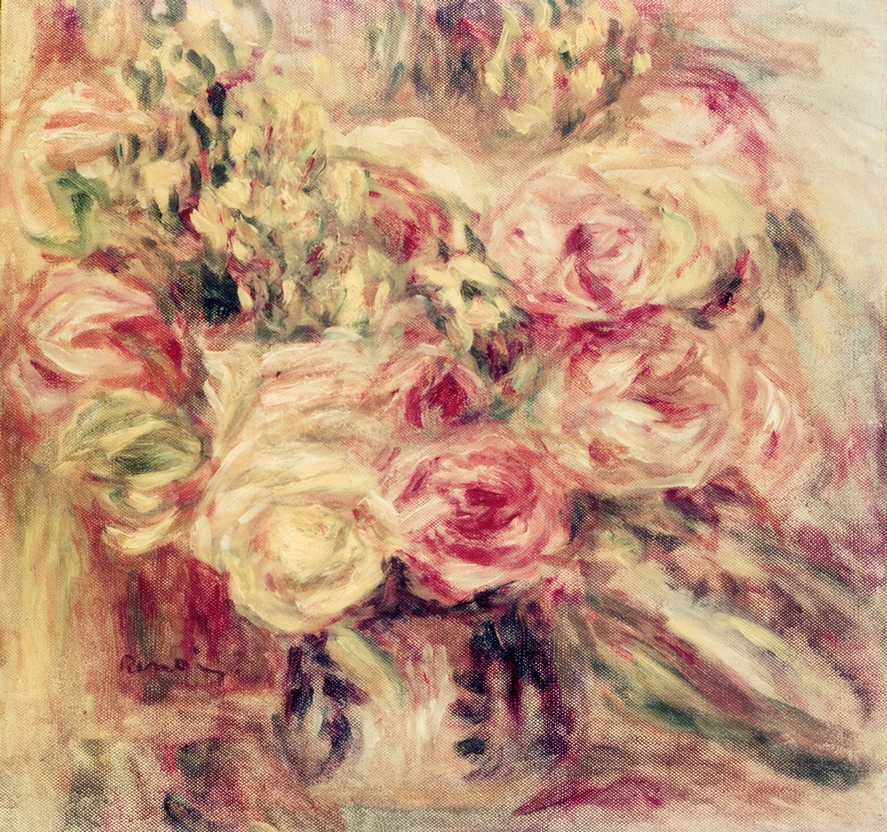 Kytice růží od Pierre Auguste Renoir