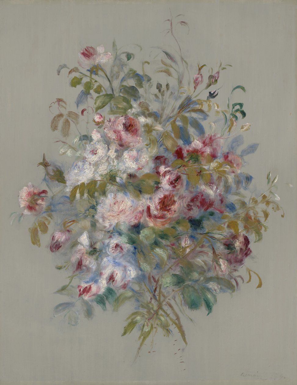 Kytice růží, 1879 od Pierre Auguste Renoir