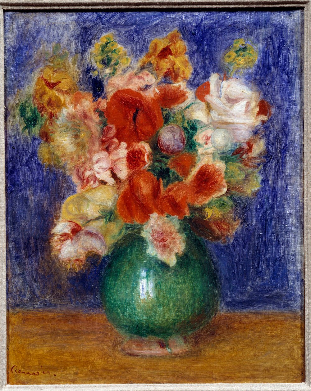 Kytice květin. Obraz Pierra Auguste Renoira (1841-1919) od Pierre Auguste Renoir
