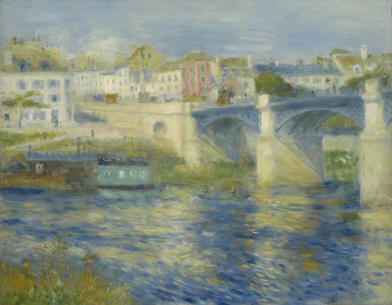 Most u Chatou, kolem roku 1875 (olej na plátně) od Pierre Auguste Renoir