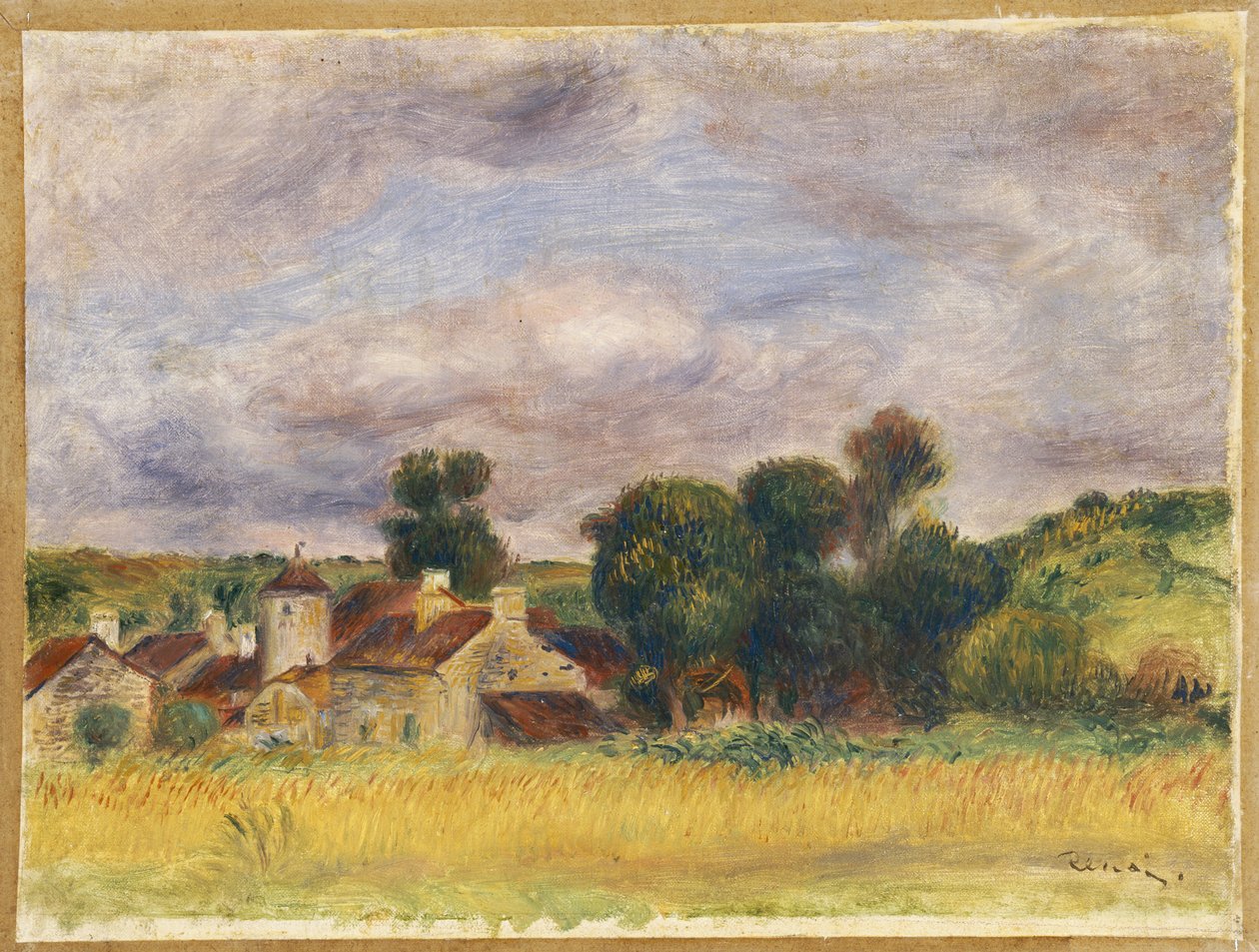 Bretaňský venkov, kolem roku 1892 od Pierre Auguste Renoir