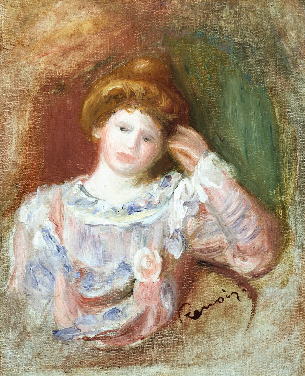 Busta ženy, kolem roku 1907 od Pierre Auguste Renoir