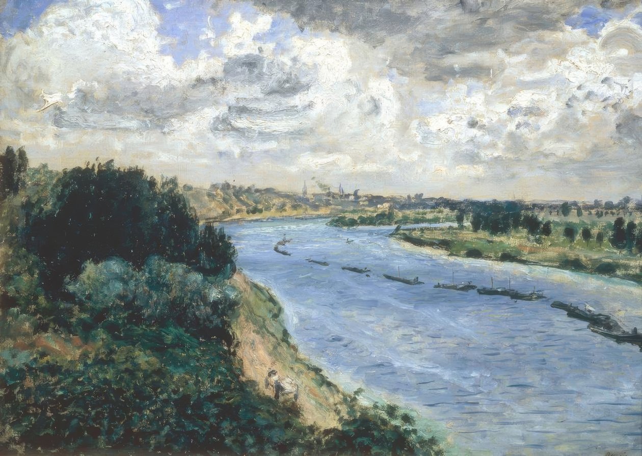 Čluny na Seině od Pierre Auguste Renoir