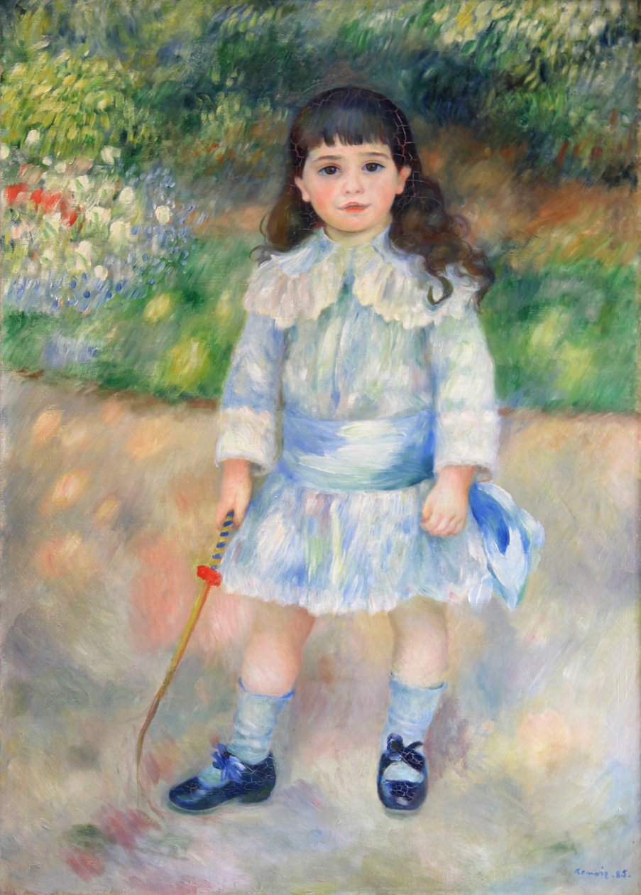"Dítě s bičem", 1885 od Pierre Auguste Renoir