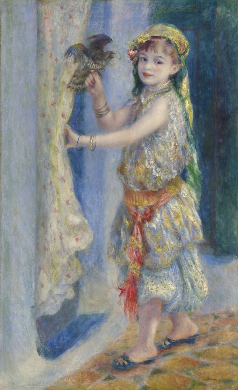 Dítě s ptákem od Pierre Auguste Renoir